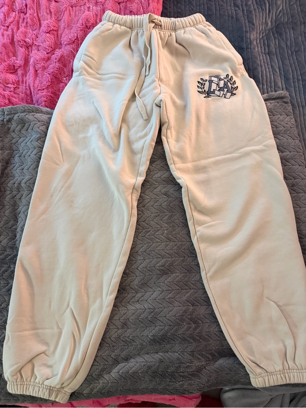 YoungLA Jogger Pants in Cream Size Medium